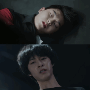 "Beom-seok staring down at Su-ho collapsed on the ring floor - the heartbreaking final moment that shows the devastating reality of what his choices have led to. Source: Weak Hero Class 1, Wavve/Netflix"